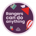 Rangers can do anything woven badge