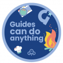 Guides can do anything woven badge