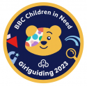 Girlguiding and BBC Children in Need 2023 woven badge