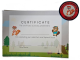 Squirrel Moving On Certificate and Badge