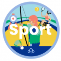 Guides sport adventure woven badge