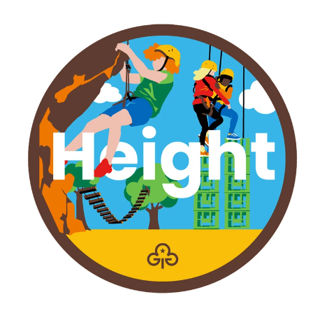 Brownies height adventure woven badge