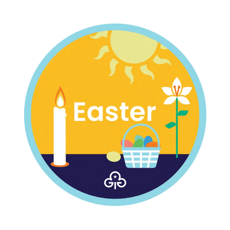 Easter Holiday Woven Badge