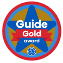 Gold award - Guides woven badge