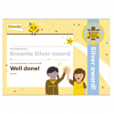 Silver award certificate - Brownies