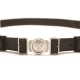 Slimline Leather Belt With Buckle