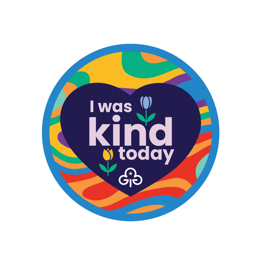 I was kind today woven badge
