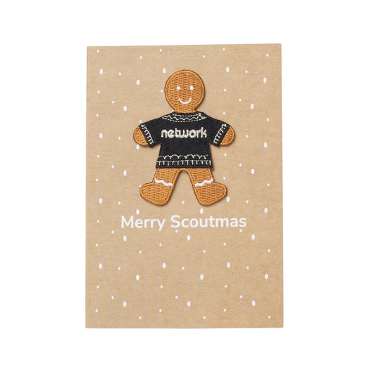 Network Gingerbread Card with Badge