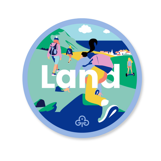 Guides Land Adventure woven badge