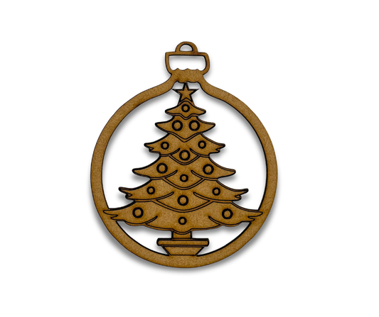 Christmas Tree Bauble - decorate your own