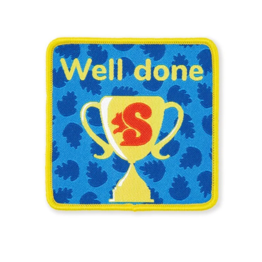 Squirrel Well Done Fun Badge