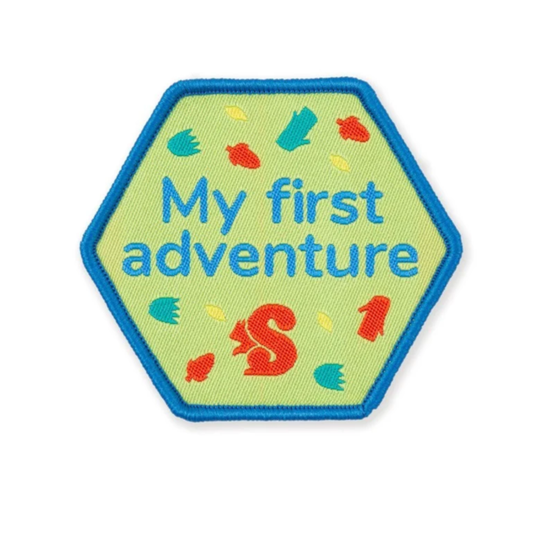 Squirrel My first adventure Fun Badge