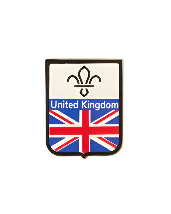 UK Fleur de Lis Scouts Pin Badge