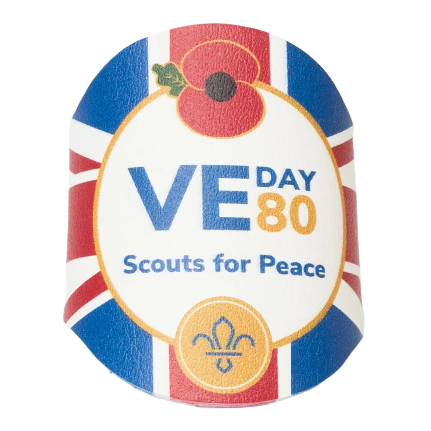 New Poppy & Scouts VE Day 80 Woggle