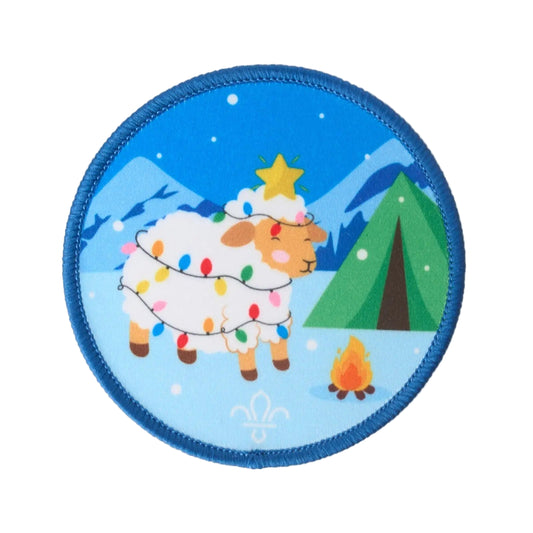 Fleece Navidad Blanket Badge