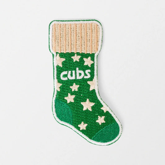 Cubs Christmas Stocking Blanket Badge