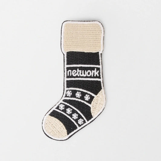 Network Christmas Stocking Blanket Badge