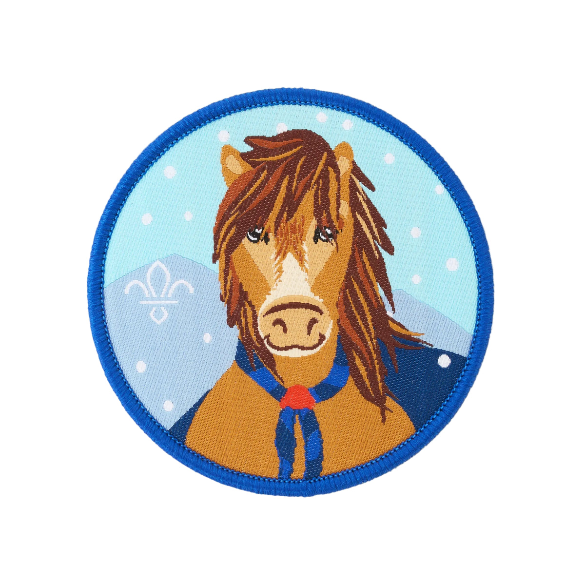 Christmas Pony Blanket Badge