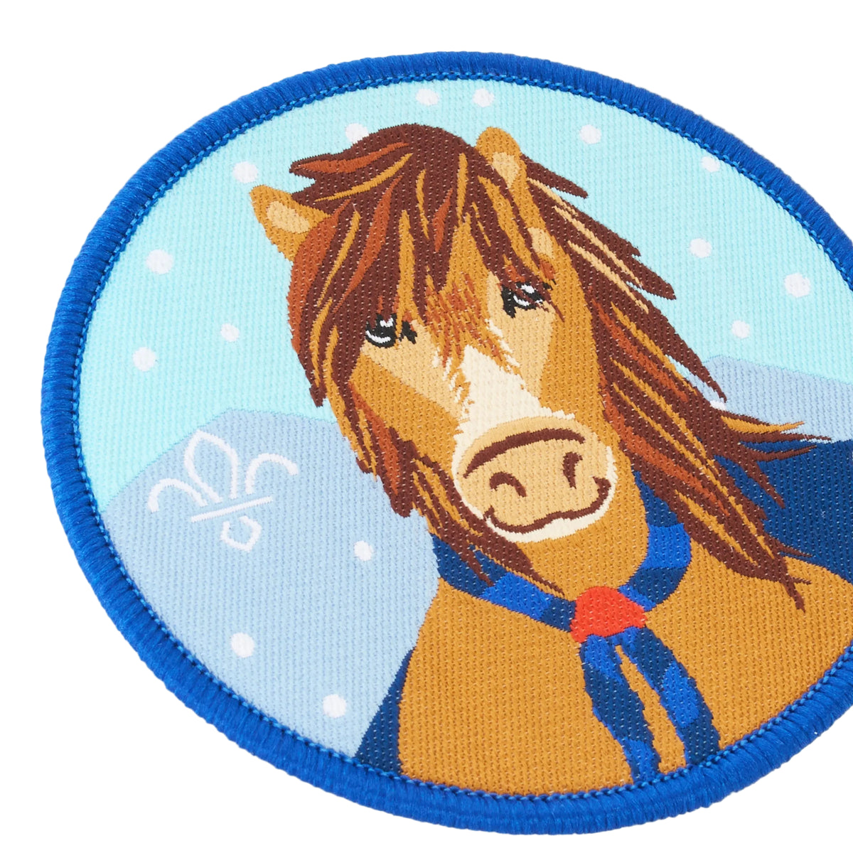Christmas Pony Blanket Badge