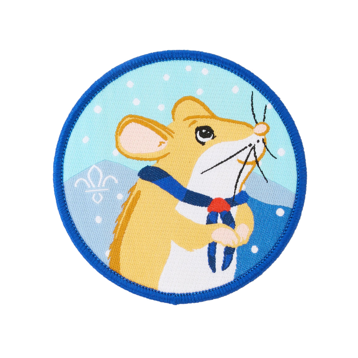 Christmas Mouse Blanket Badge