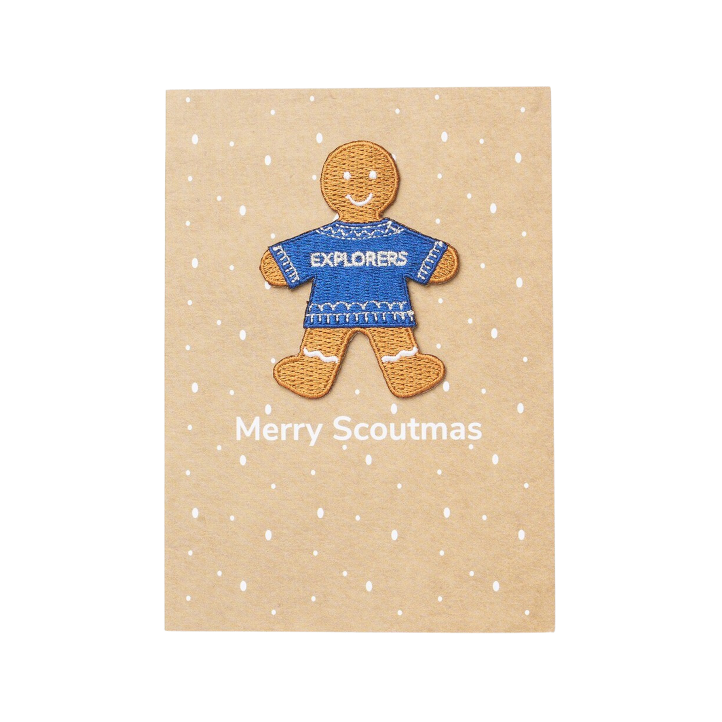 Explorers Gingerbread Card with Badge