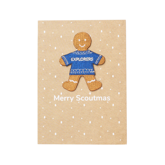 Explorers Gingerbread Card with Badge