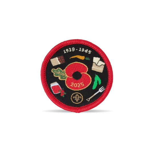Poppy & Scouts Uniform Badge 2025