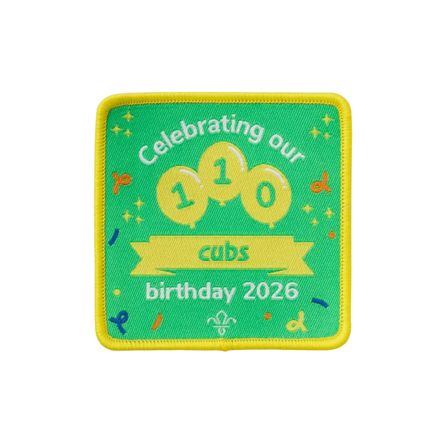 Cubs 110th Birthday Celebration Blanket Badge