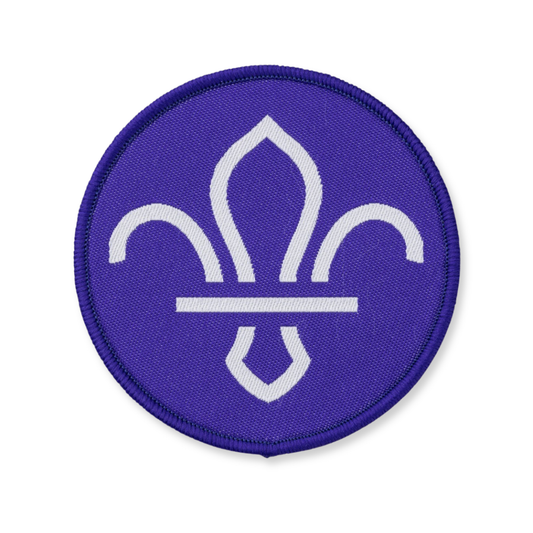 Fleur de Lis Scouts Woven Blanket Badge