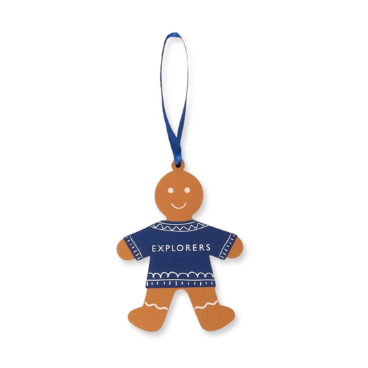Explorer Gingerbread Christmas Decoration
