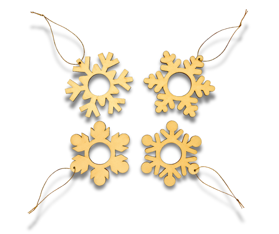 Snowflake Bauble - decorate your own