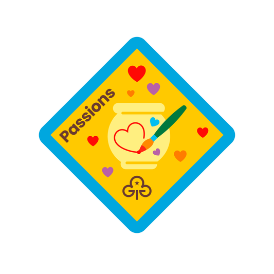 Brownies Passions woven badge