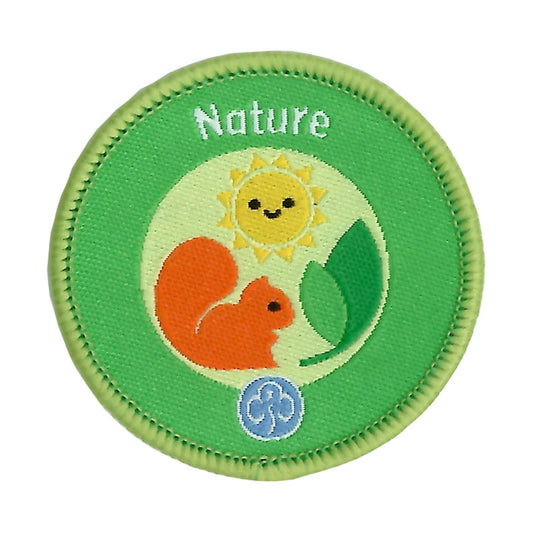 Rainbows Nature woven badge