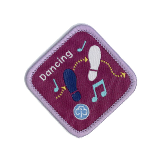 Brownies Dancing woven badge