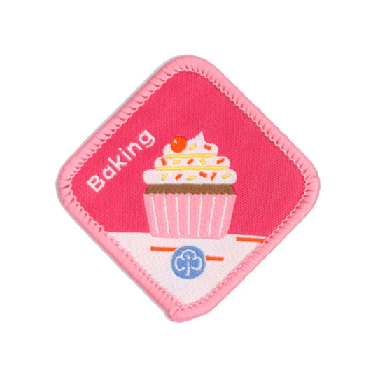 Brownies Baking woven badge