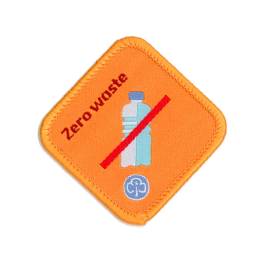 Brownies Zero waste woven badge