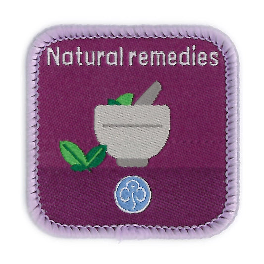 Guides Natural remedies woven badge