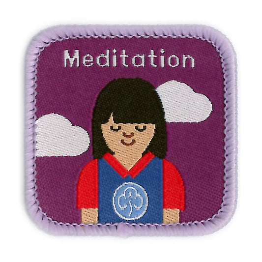 Guides Meditation woven badge