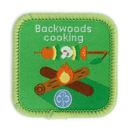 Guides Backwoods cooking woven badge