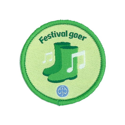 Rangers Festival goer woven badge