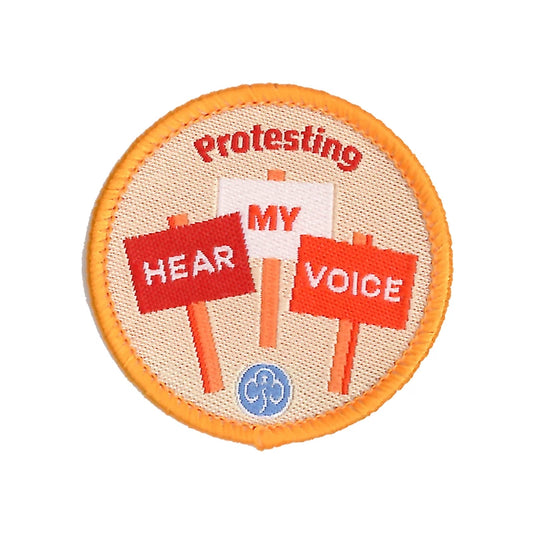 Rangers Protesting woven badge