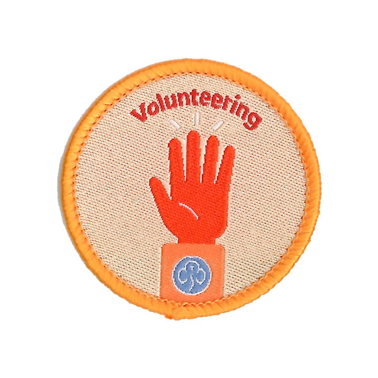 Rangers Volunteering woven badge
