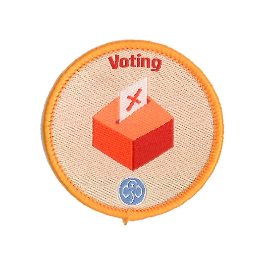 Rangers Voting woven badge