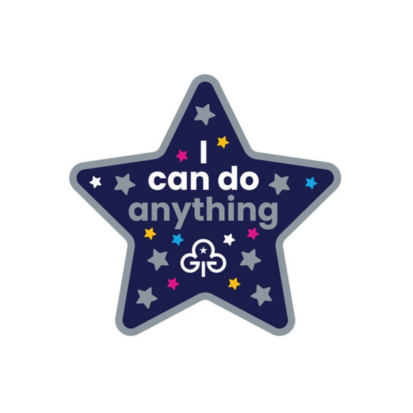 I can do anything woven badge