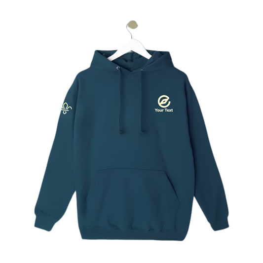 Personalised Explorers Hoodie (M) - Mid Blue