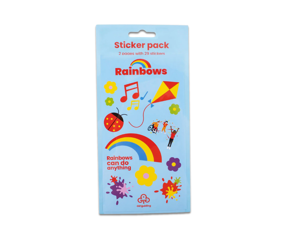 Scout Guide Sticker Stickers - Rainbows – The Scout And Guide Shop