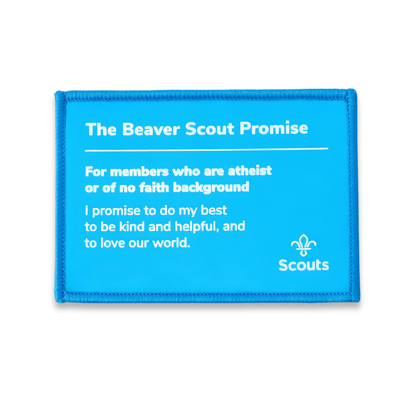 Beavers Promise Blanket Badge - Christian