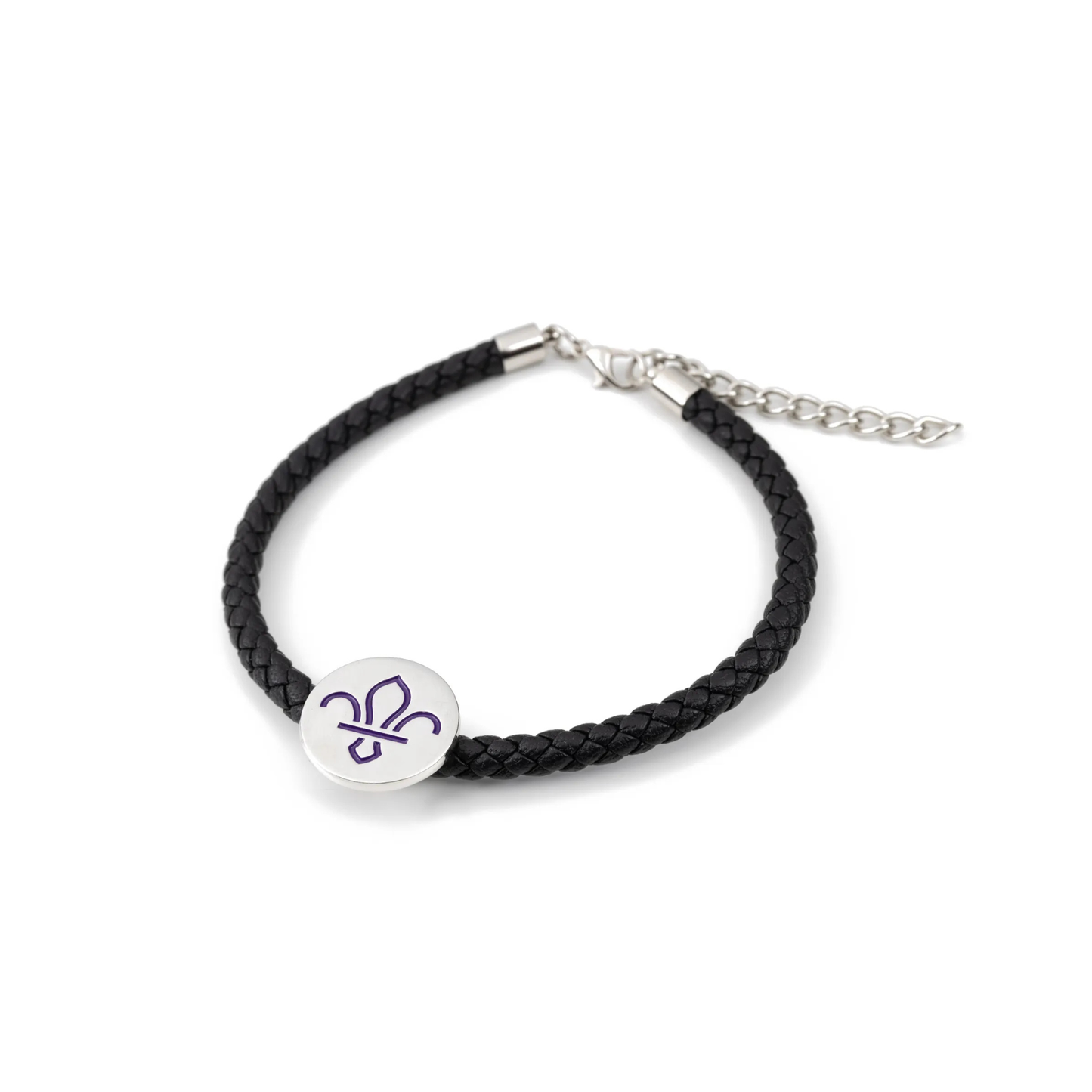 Scouts Fleur de Lis PU Woven Bracelet