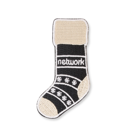 Network Christmas Stocking Blanket Badge