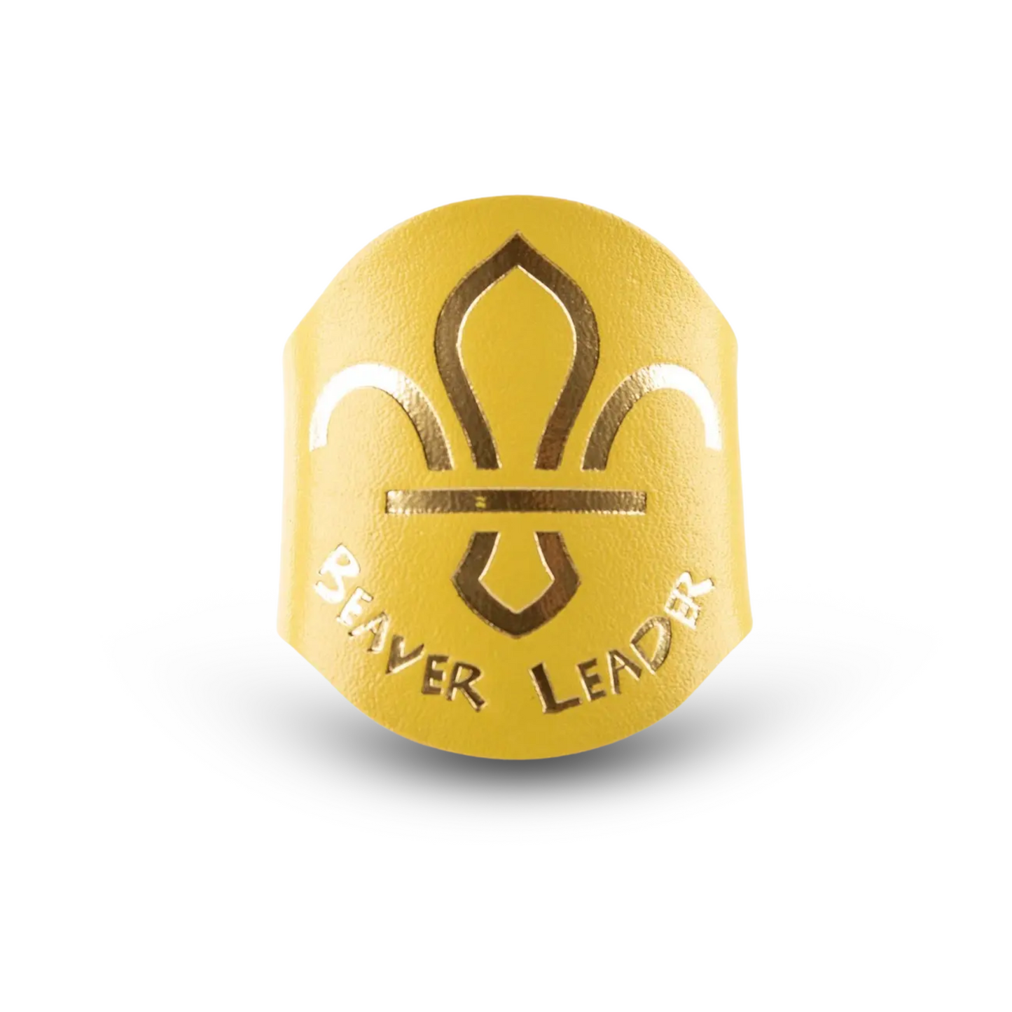 Beaver Scouts Leader Leather Woggle